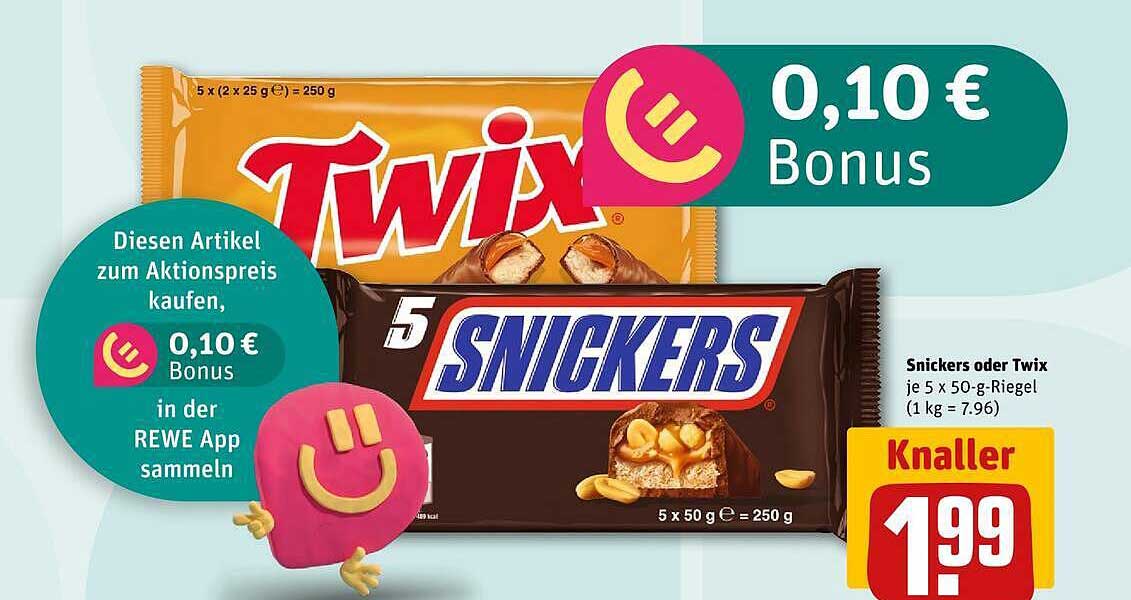 Snickers oder Twix