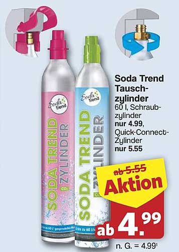 Soda Trend Tauschzylinder