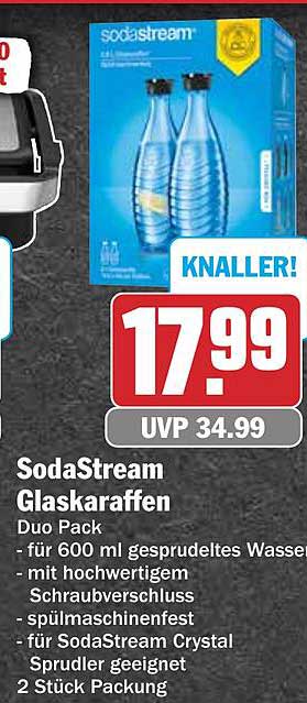 SodaStream Glaskaraffen