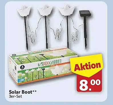 Solar Boot** 3er-Set