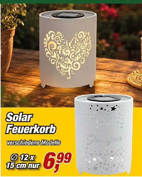 Solar Feuerkorb