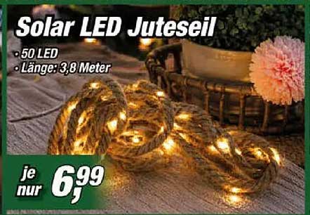 Solar LED Juteseil