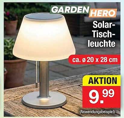 Solar-Tischleuchte