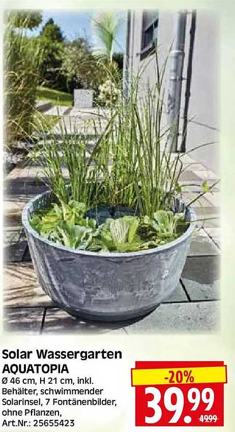Solar Wassergarten AQUATOPIA