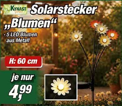 Solarstecker „Blumen“