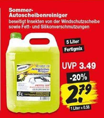 Sommer Autoscheibenreiniger