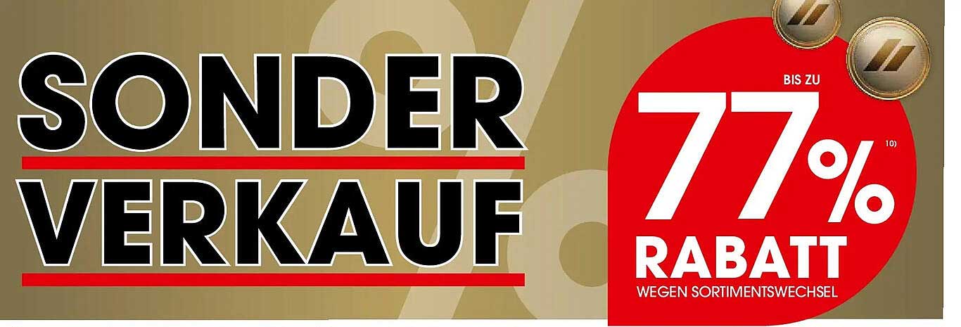 SONDER VERKAUF