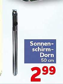 Sonnenschirm-Dorn 50 cm
