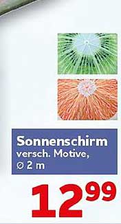 Sonnenschirm versch. Motive, Ø 2 m