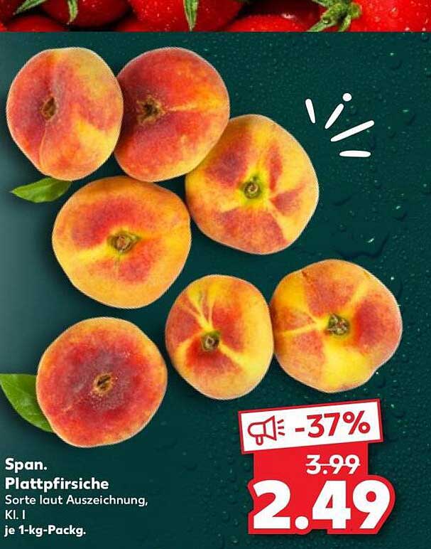 Span. Plattpfirsiche