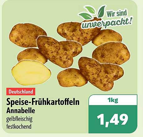 Speise-Frühkartoffeln Annabelle