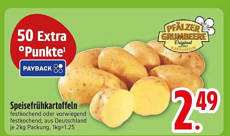 Speisefrühkartoffeln