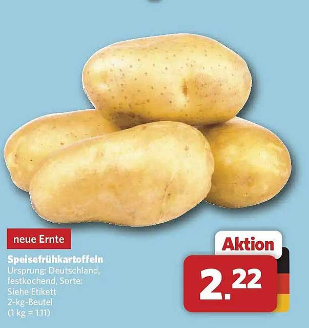 Speisefrühkartoffeln