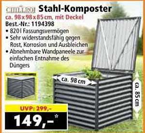Stahl-Komposter