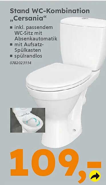 Stand WC-Kombination „Cersania“