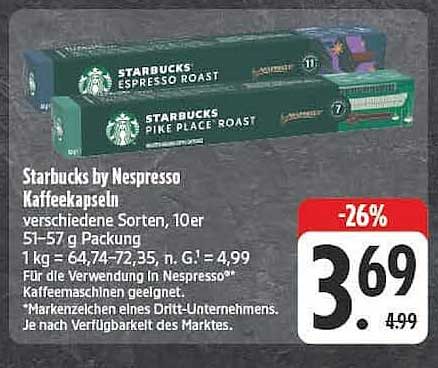Starbucks by Nespresso Kaffeekapseln