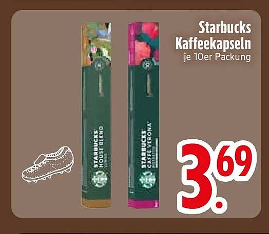 Starbucks Kaffeekapseln je 10er Packung