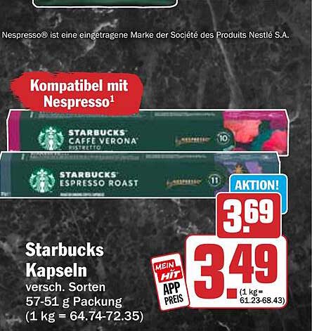 Starbucks Kapseln
