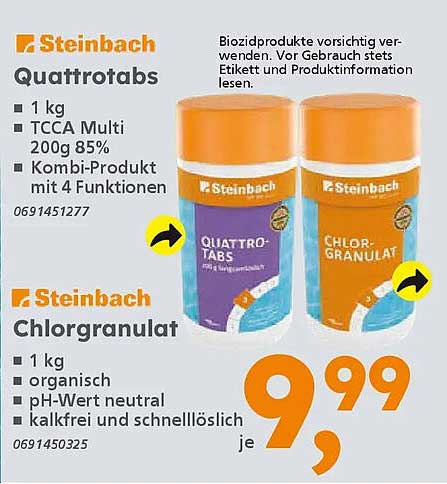 Steinbach Chlortgranulat