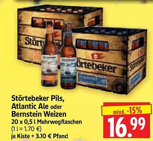 Störtebeker Pils, Atlantic Ale oder Bernstein Weizen