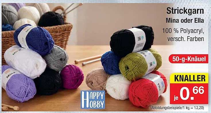 Strickgarn Mina oder Ella