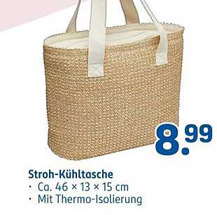 Stroh-Kühltasche