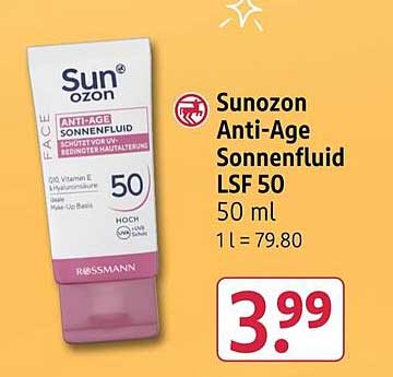 Sunozon Anti-Age Sonnenfluid LSF 50