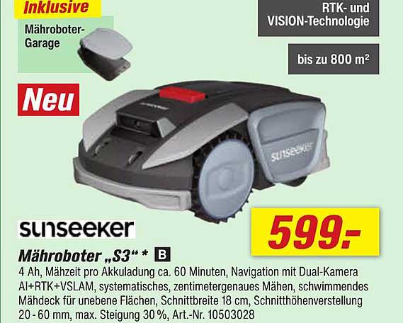 Sunseeker Mähroboter „S3“