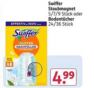 Swiffer Staubmagnet 5/7/9 Stück oder Bodentücher 24/36 Stück