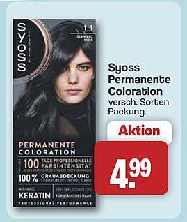 Syoss Permanente Coloration Versch. Sorten Packung