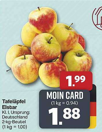 Tafeläpfel Elstar