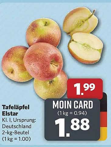 Tafeläpfel Elstar