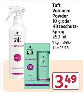 Taft Volumen Powder 10 g oder Hitzeschutz-Spray 250 ml