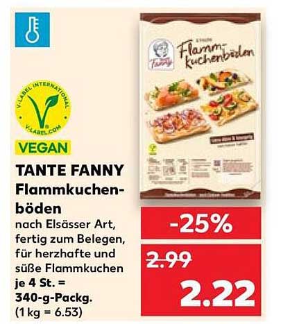 TANTE FANNY Flammkuchenböden
