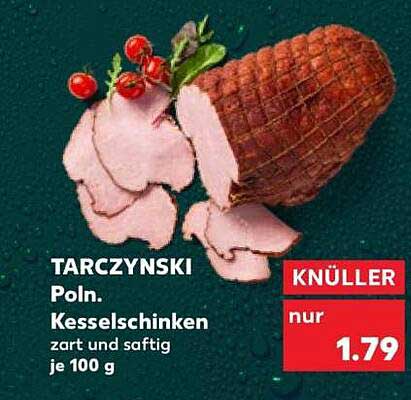 TARCZYNSKI Poln. Kesselschinken zart und saftig je 100 g