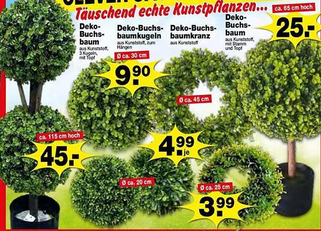 Täuschend echte Kunstpflanzen...