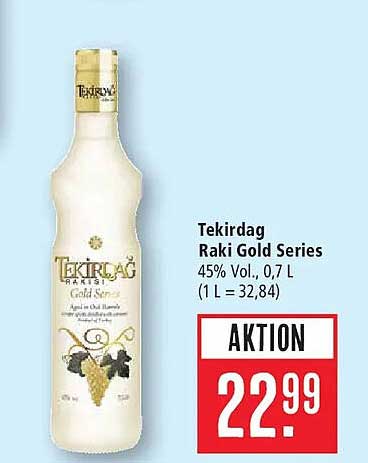 Tekirdag Raki Gold Series