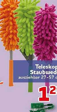 Teleskop-Staubwedel ausziehbar 27-57 cm