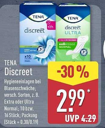 TENA Discreet