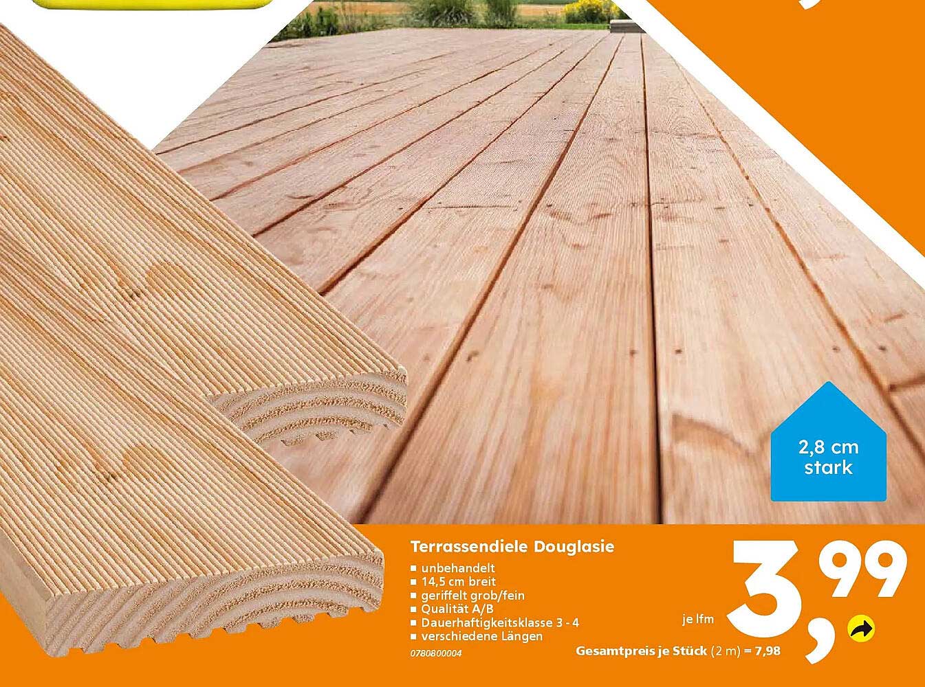 Terrassendiele Douglasie