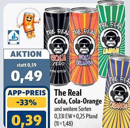 The Real Cola, Cola-Orange und weitere Sorten