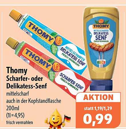 Thomy Scharfer- oder Delikatess-Senf