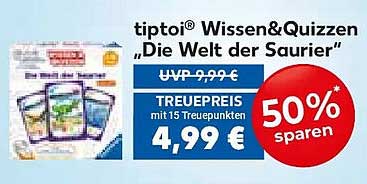 tiptoi® Wissen&Quizzen „Die Welt der Saurier“