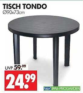 TISCH TONDO Ø90x73cm