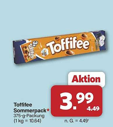 Toffifee Sommerpack* 375-g-Packung (1 kg = 10.64)