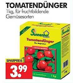 TOMATENDÜNGER 1 kg, für fruchtbildende Gemüsesorten