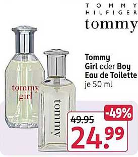 Tommy Girl oder Boy Eau de Toilette je 50 ml
