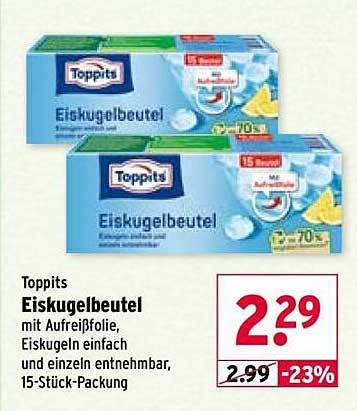 Toppits Eiskugelbeutel