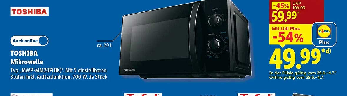TOSHIBA Mikrowelle