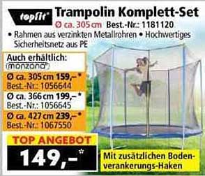 Trampolin Komplett-Set